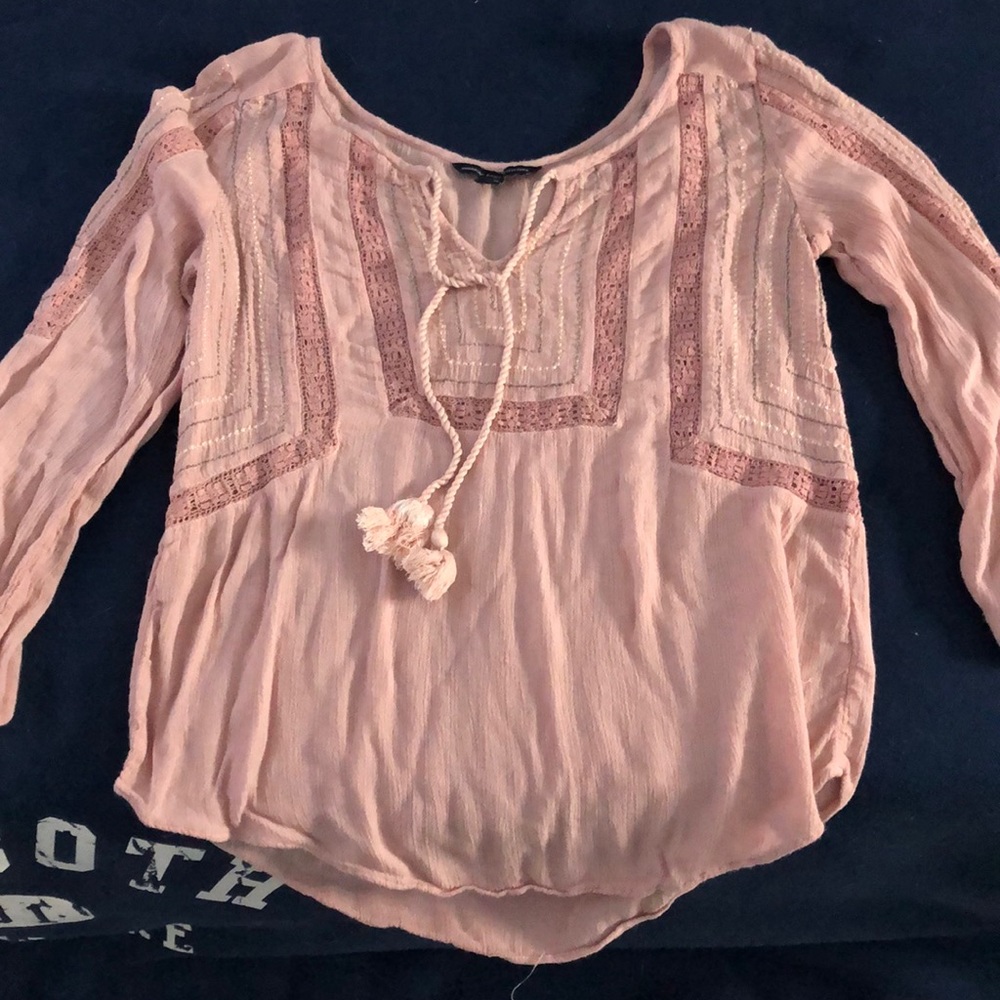 Pink blouse